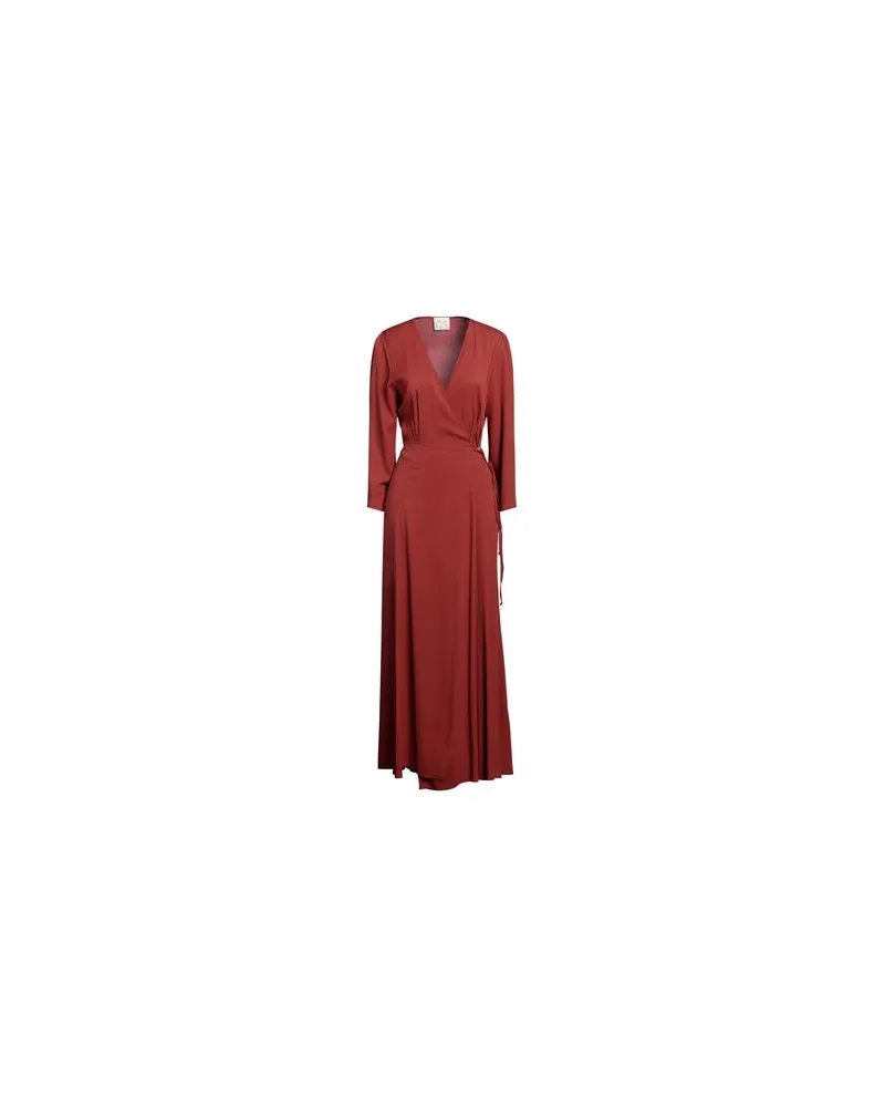 forte_forte KLEIDER - Maxi-Kleiderauf YOOX.COM Rostrot