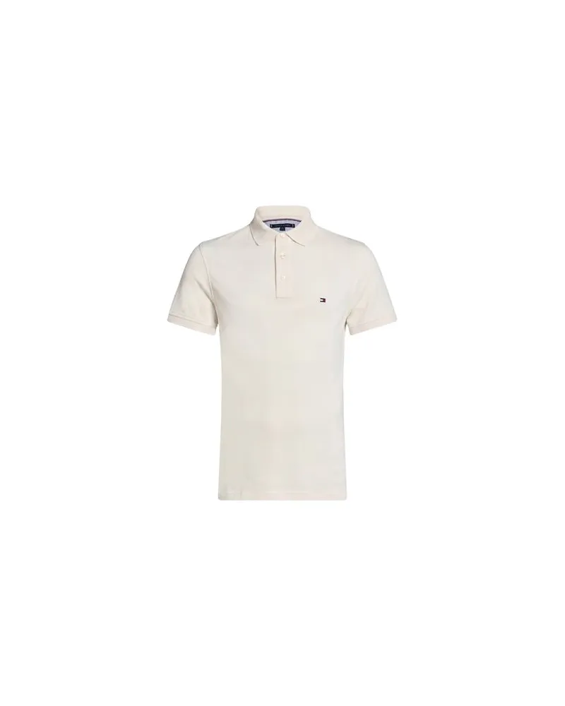 Tommy Hilfiger TOPS - Poloshirtsauf YOOX.COM Cremeweiß