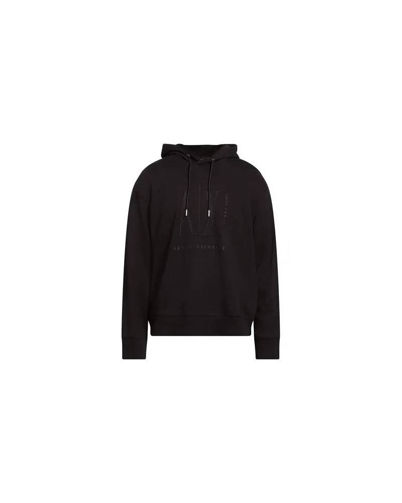 Armani Exchange TOPS - Sweatshirtsauf YOOX.COM Schwarz