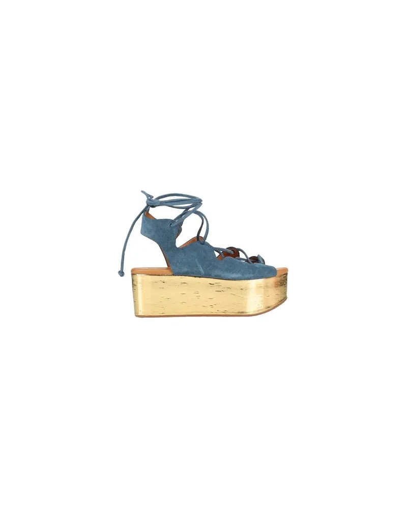 See by Chloé SCHUHE - Sandalenauf YOOX.COM Azurblau
