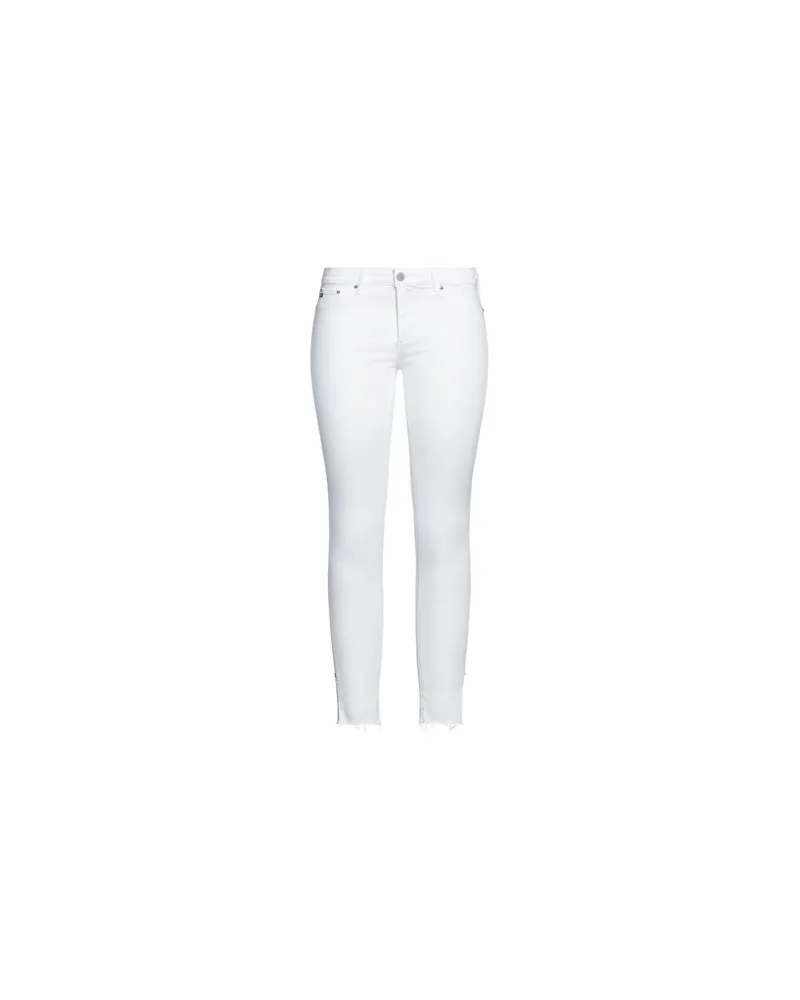 Adriano Goldschmied HOSEN & RÖCKE - Jeanshosenauf YOOX.COM Weiß