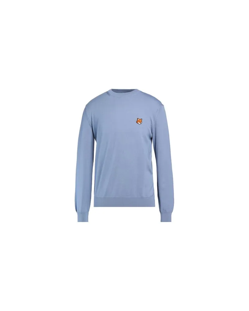 Kitsuné STRICKWAREN - Pulloverauf YOOX.COM Taubenblau