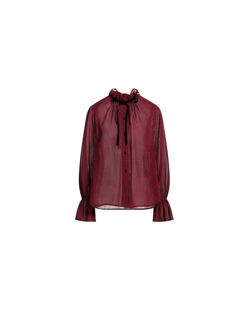 Ganni TOPS - Hemdenauf YOOX.COM Rot