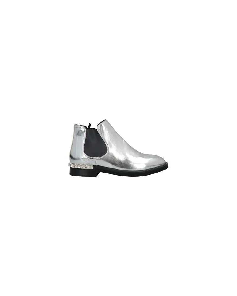 My Twin Twinset SCHUHE - Stiefelettenauf YOOX.COM Silber