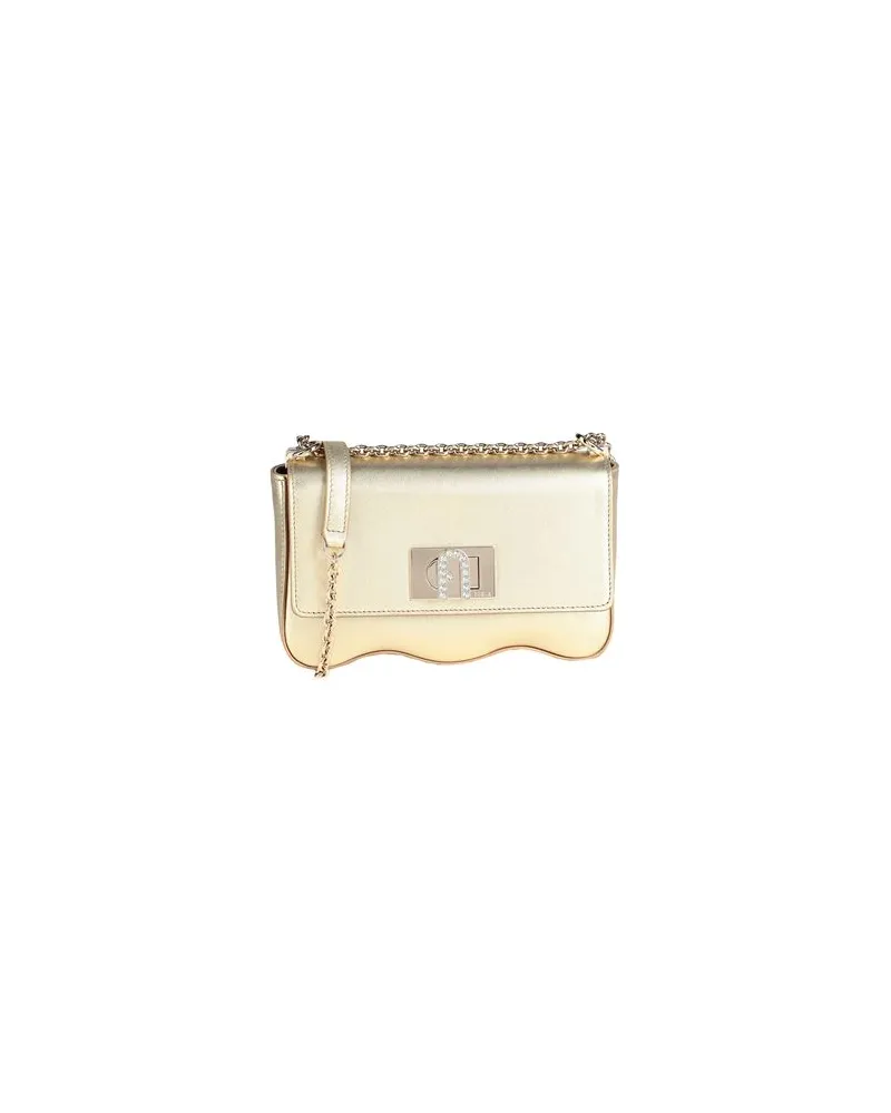 Furla 1927 MINI CROSSBODY WAVE  - TASCHEN - Umhängetascheauf YOOX.COM Gold