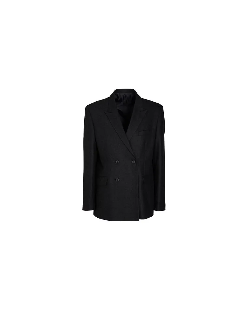 8 by Yoox WOOL DOUBLE BREASTED REGULAR BLAZER  - ANZÜGE und CO-ORDS - Blazersauf YOOX.COM Braungrau
