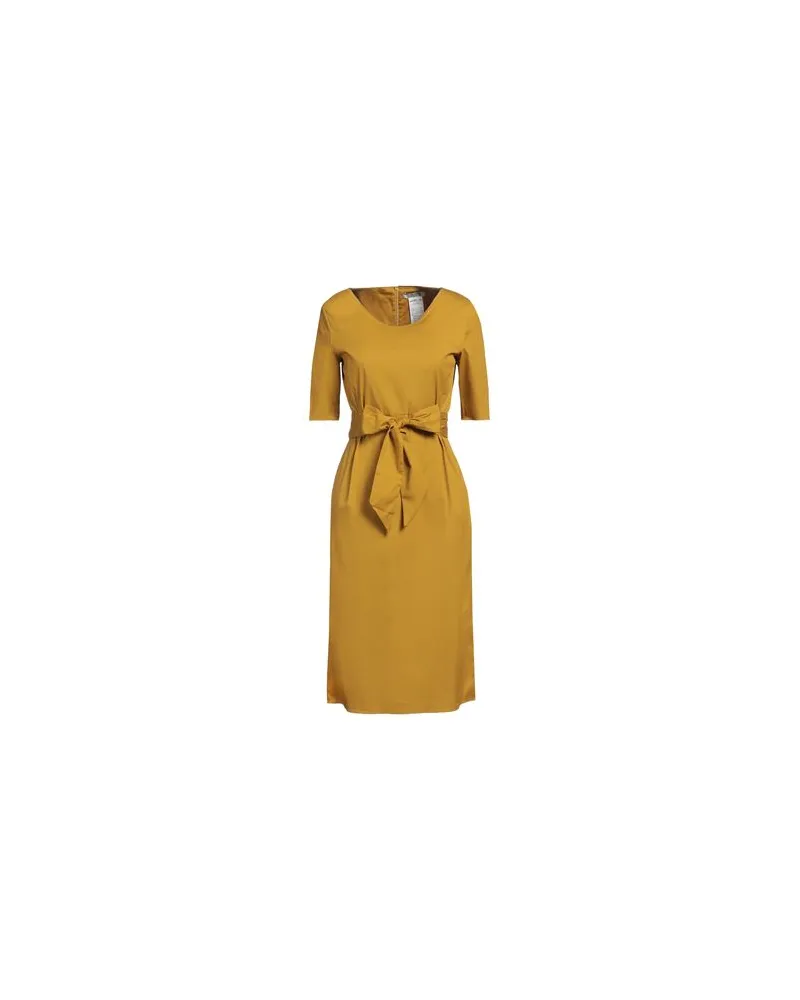 Max Mara KLEIDER - Midi-Kleiderauf YOOX.COM Senf
