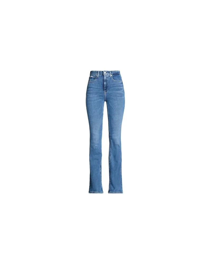 Calvin Klein HOSEN & RÖCKE - Jeanshosenauf YOOX.COM Blau