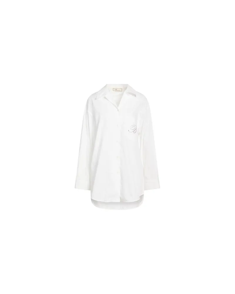 Blumarine TOPS - Hemdenauf YOOX.COM Weiß