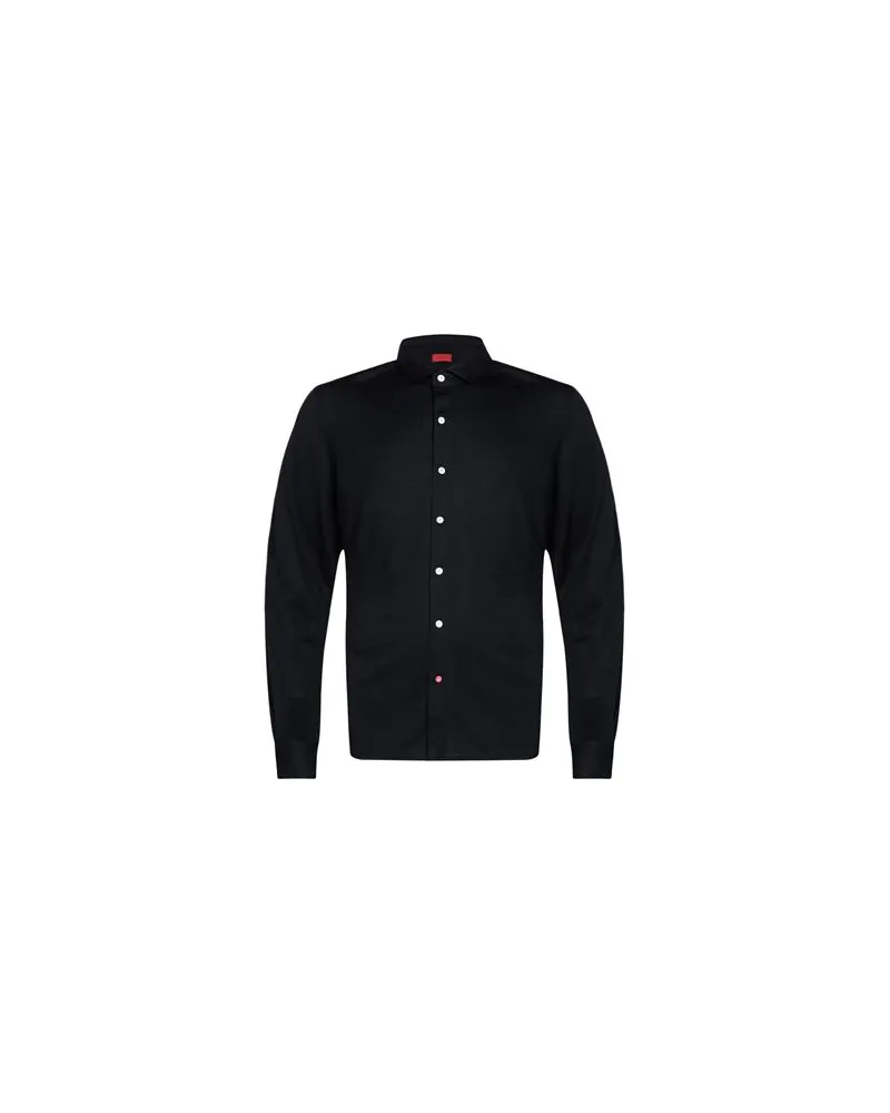 Isaia TOPS - Hemdenauf YOOX.COM Schwarz