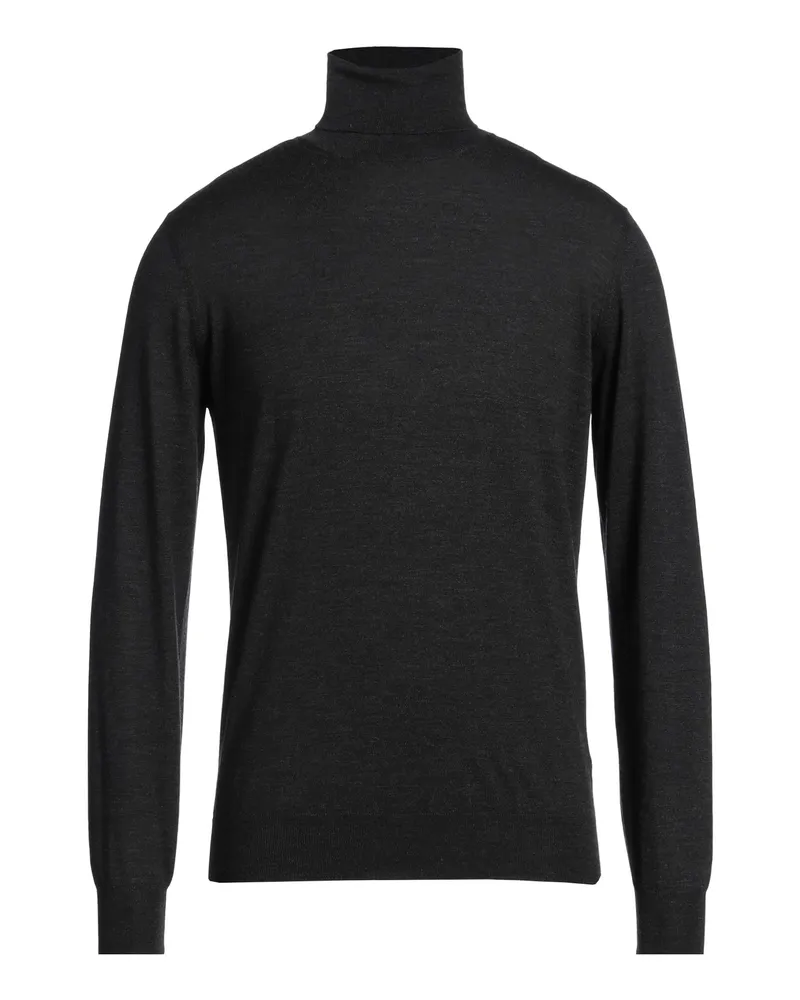 LARDINI Rollkragenpullover Granitgrau