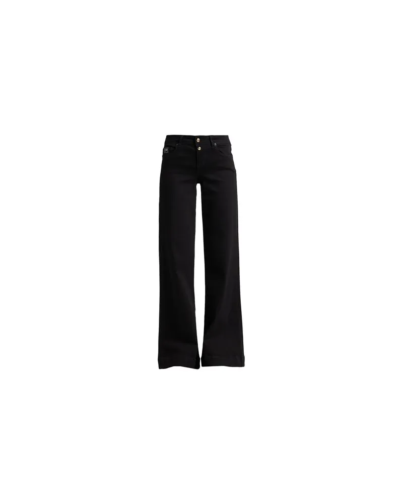 Versace Jeans HOSEN & RÖCKE - Jeanshosenauf YOOX.COM Schwarz