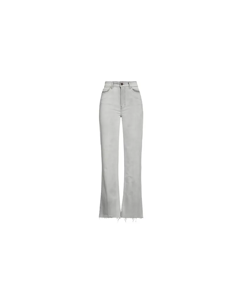 ALYSI CHOCOLAT - HOSEN & RÖCKE - Jeanshosenauf YOOX.COM Grau