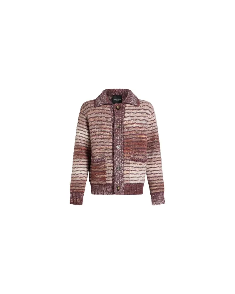 Roberto Collina STRICKWAREN - Strickjackenauf YOOX.COM Purpur