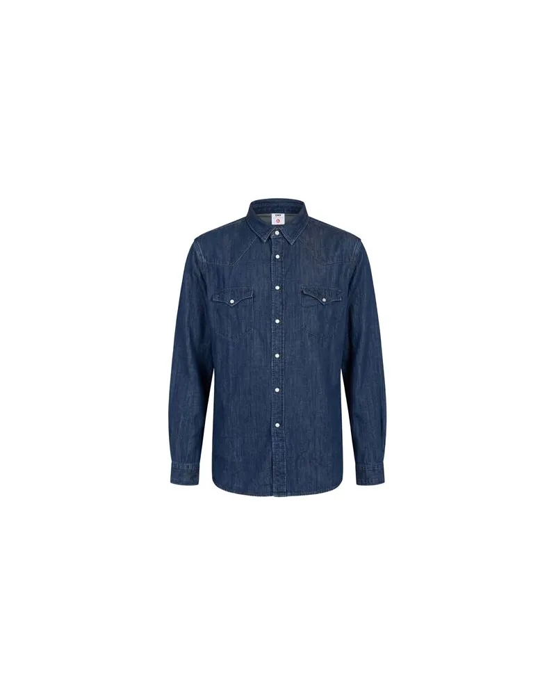 Drumohr  TOPS - Jeanshemdenauf YOOX.COM Blau