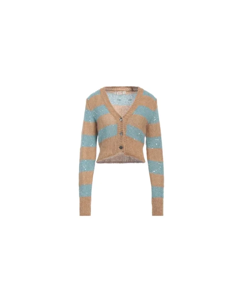 Jucca STRICKWAREN - Strickjackenauf YOOX.COM Kamel