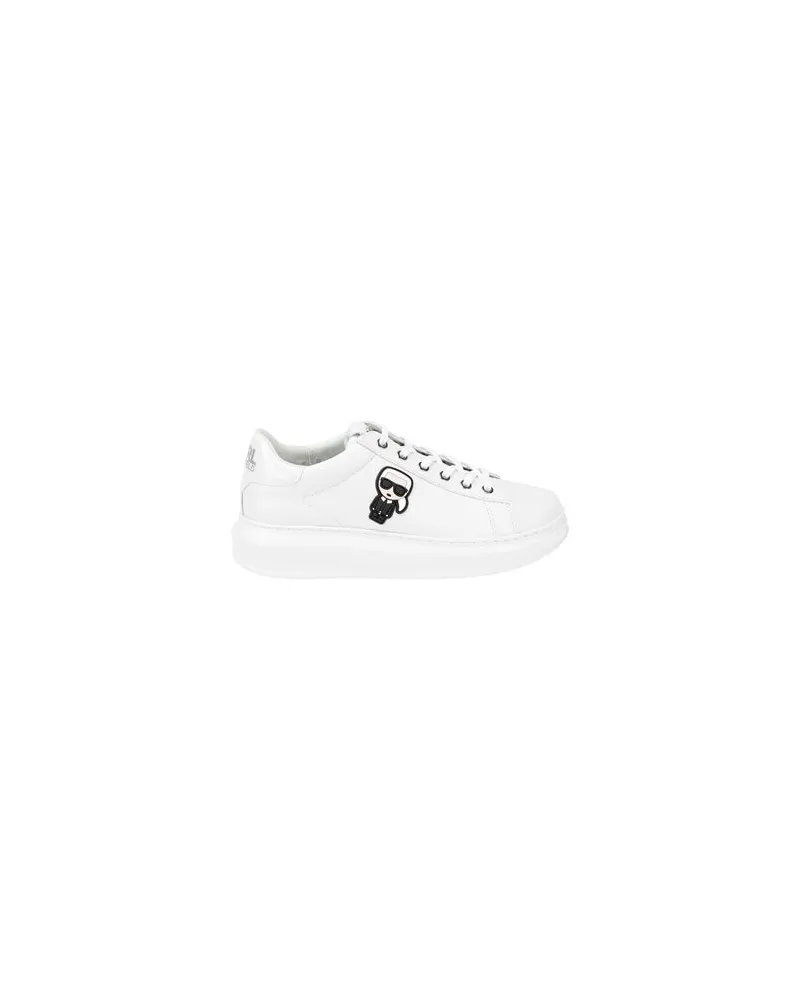 Karl Lagerfeld KAPRI KARL IKONIC LO LACE   - SCHUHE - Sneakersauf YOOX.COM Weiß