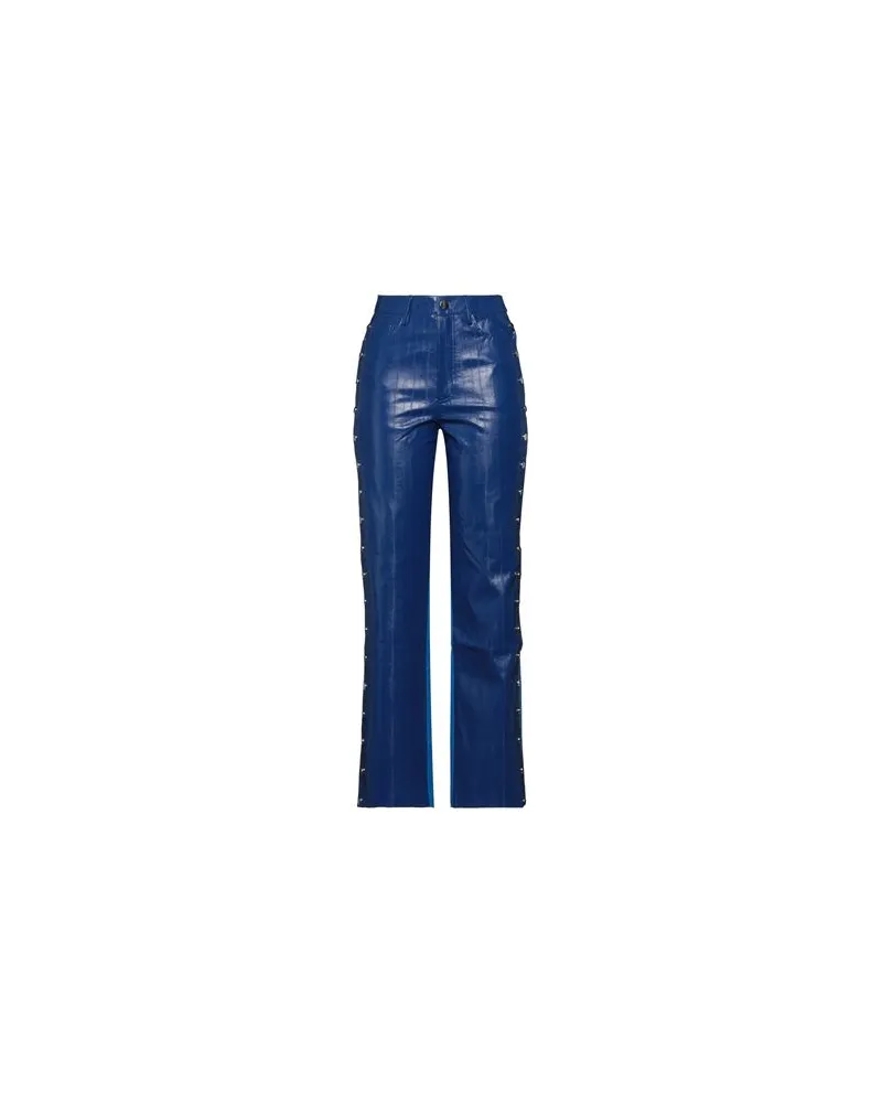 ROTATE Birger Christensen HOSEN & RÖCKE - Hosenauf YOOX.COM Azurblau