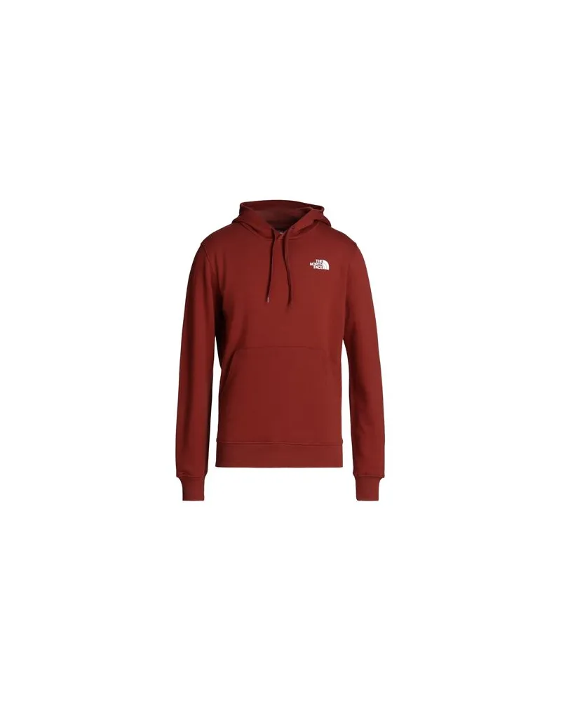 The North Face M SEASONAL GRAPHIC HOODIE  - TOPS - Sweatshirtsauf YOOX.COM Rostrot