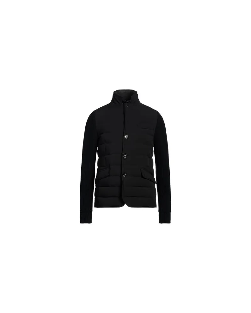 MOORER JACKEN & MÄNTEL - Pufferjacken & Daunenjackenauf YOOX.COM Schwarz