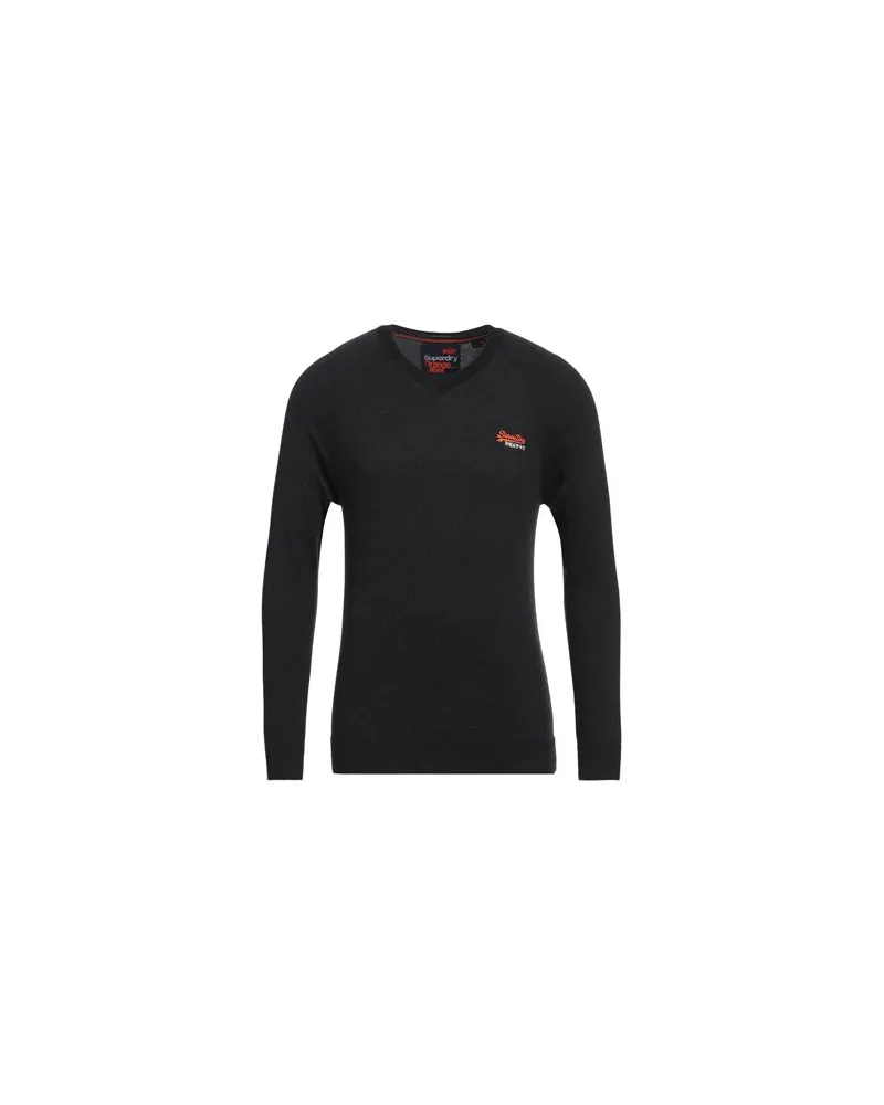 Superdry. STRICKWAREN - Pulloverauf YOOX.COM Schwarz