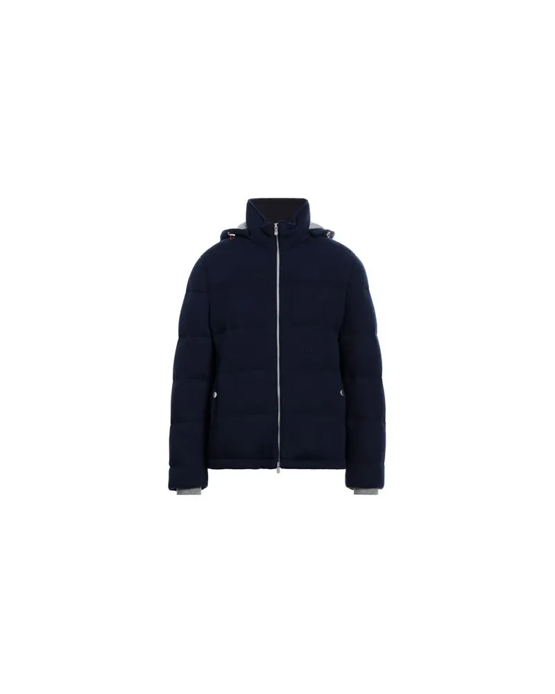 Brunello Cucinelli JACKEN & MÄNTEL - Pufferjacken & Daunenjackenauf YOOX.COM Marineblau