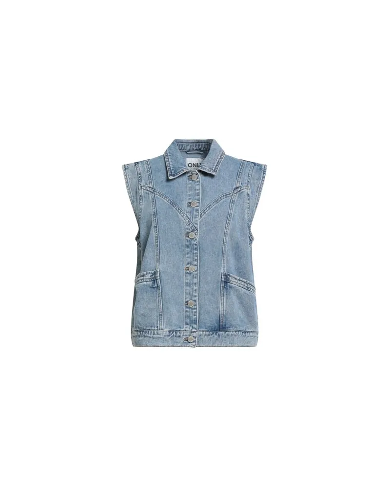 only BLU DENIM - JACKEN & MÄNTEL - Jeansjacken/Mäntelauf YOOX.COM Blau