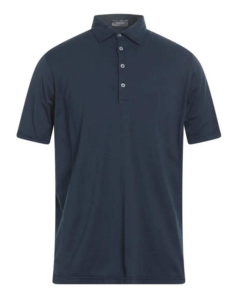 ROSSOPURO Poloshirt Marineblau