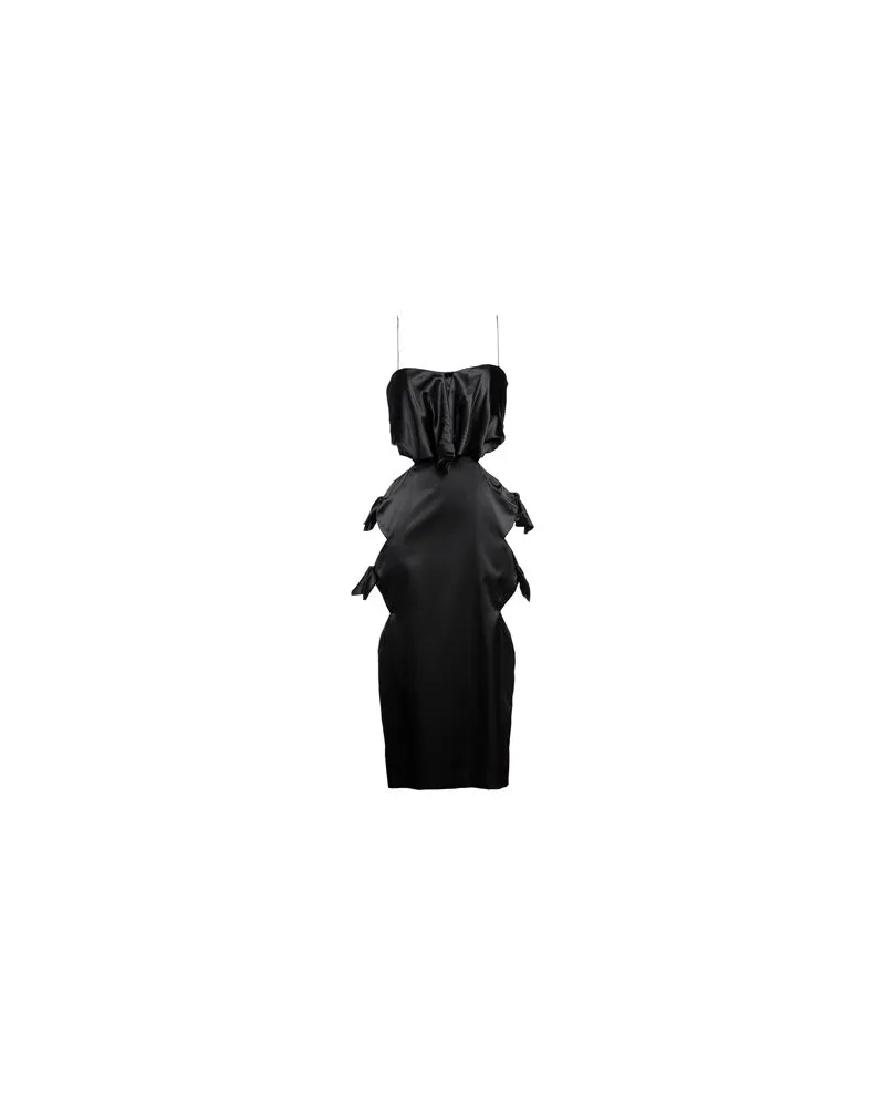 Alessandra Rich KLEIDER - Midi-Kleiderauf YOOX.COM Schwarz