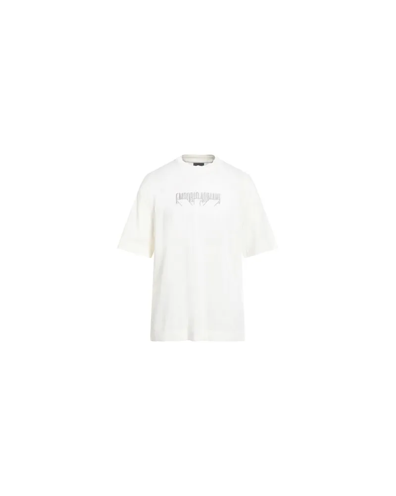 Emporio Armani TOPS - T-shirtsauf YOOX.COM Cremeweiß