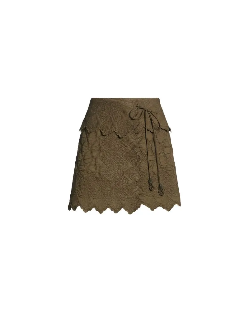 Ulla Johnson HOSEN & RÖCKE - Miniröckeauf YOOX.COM Militärgrün