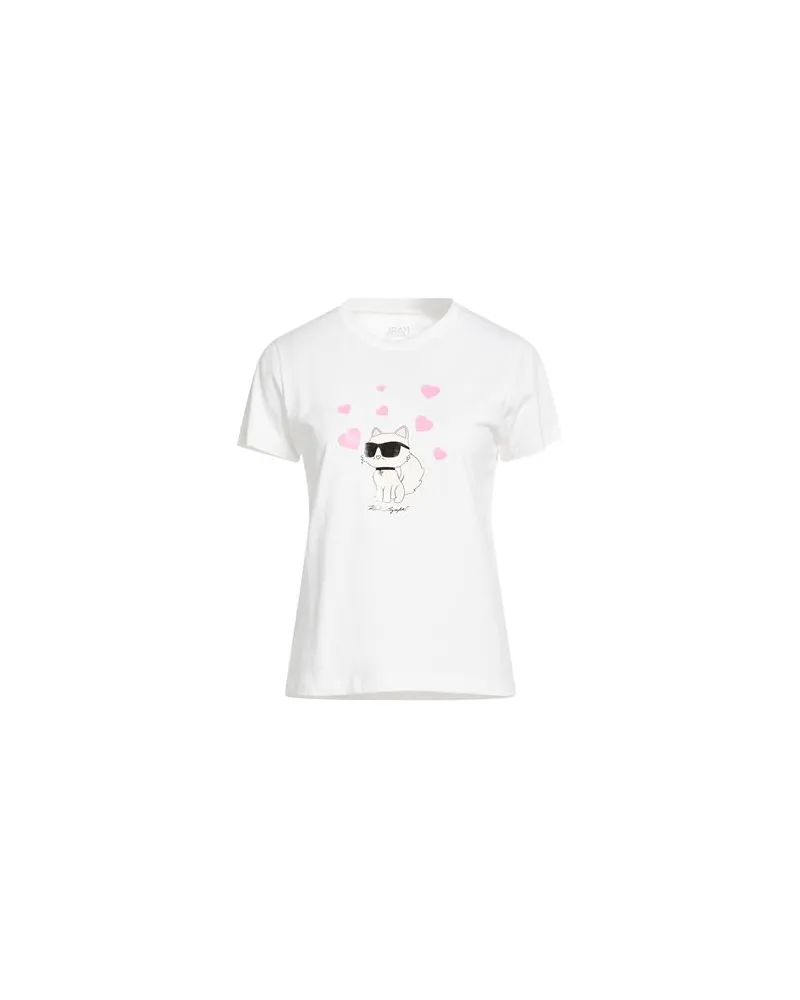 Karl Lagerfeld TOPS - T-shirtsauf YOOX.COM Weiß