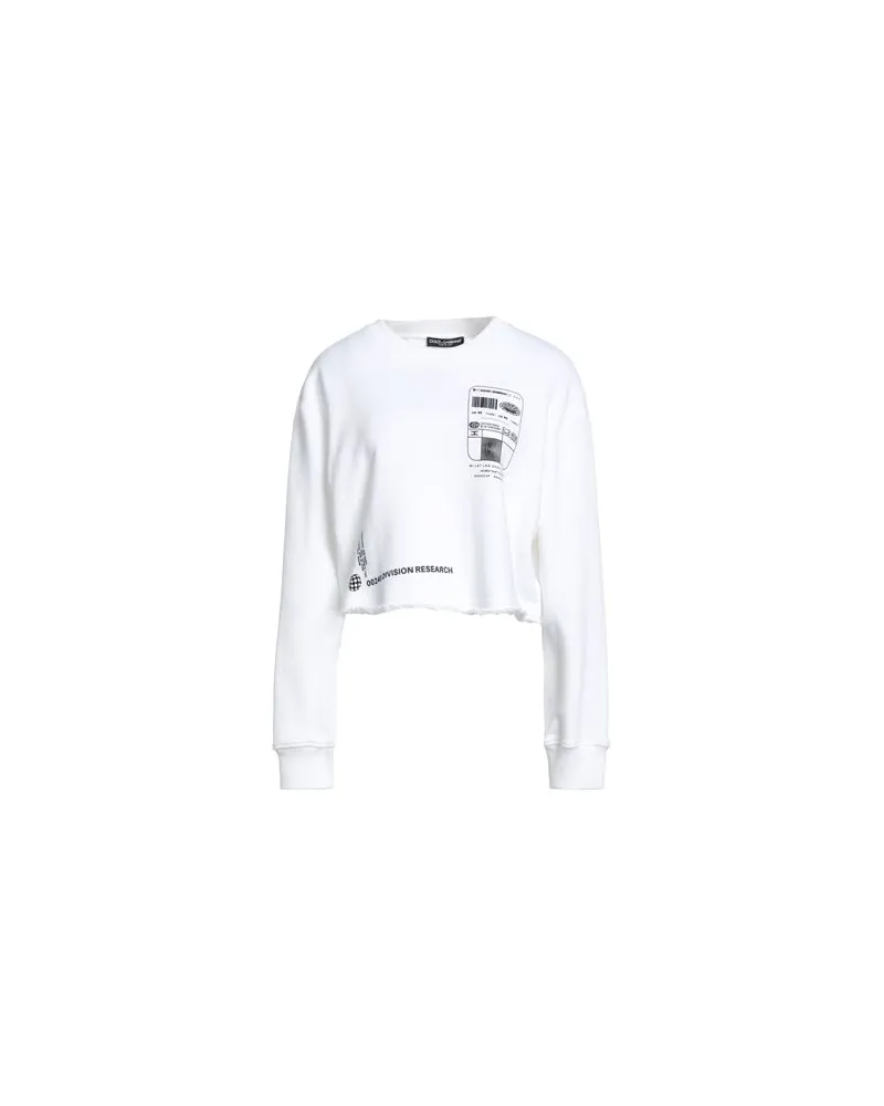 Dolce & Gabbana TOPS - Sweatshirtsauf YOOX.COM Weiß