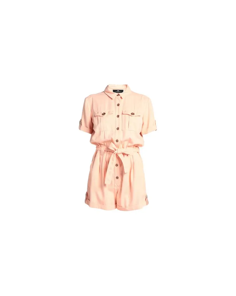 Elisabetta Franchi OVERALLS - Jumpsuitsauf YOOX.COM Pfirsich