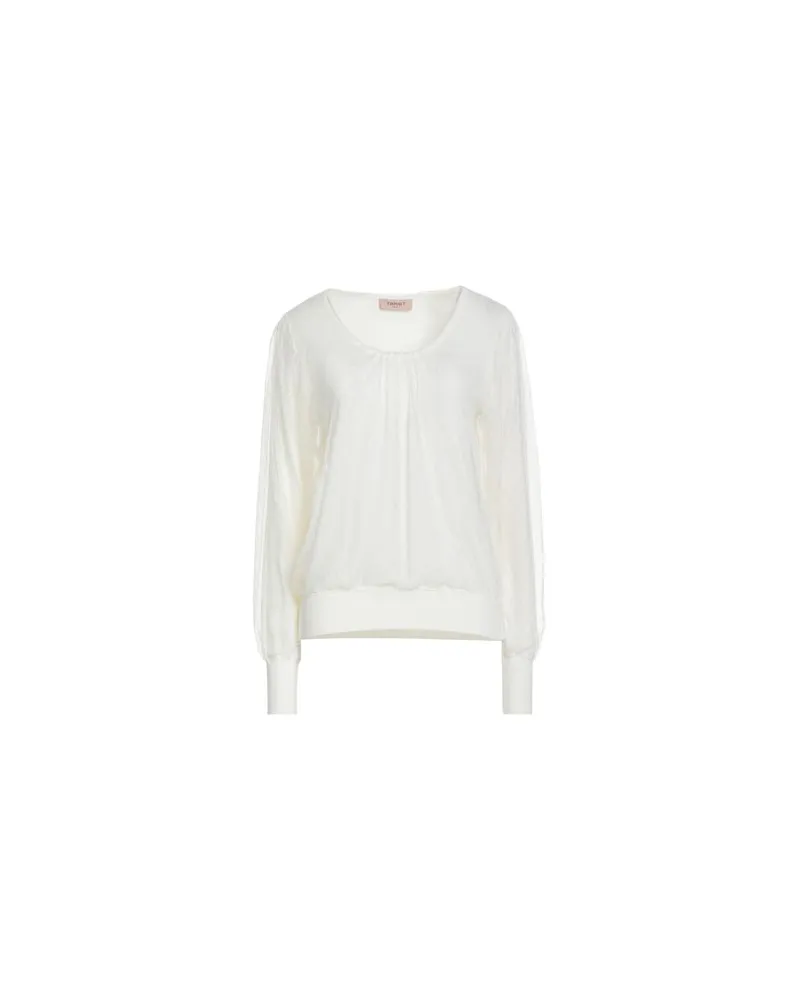 Twin-Set STRICKWAREN - Pulloverauf YOOX.COM Elfenbein