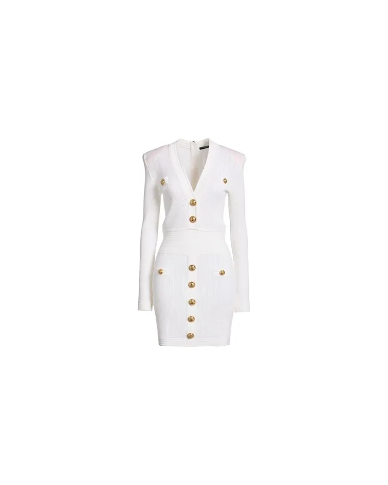 Balmain KLEIDER - Mini-Kleiderauf YOOX.COM Elfenbein