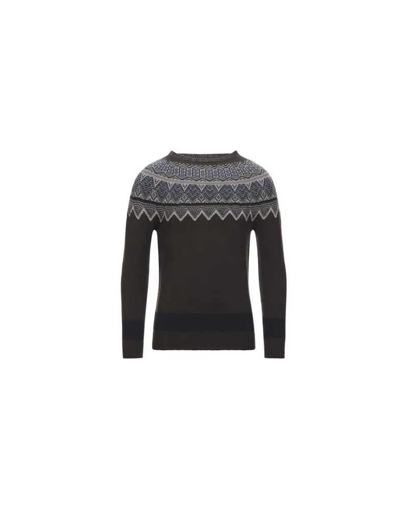 Alpha Studio STRICKWAREN - Pulloverauf YOOX.COM Dunkelbraun