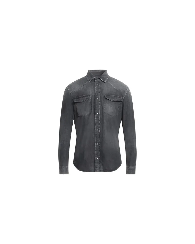 Dondup TOPS - Jeanshemdenauf YOOX.COM Braungrau