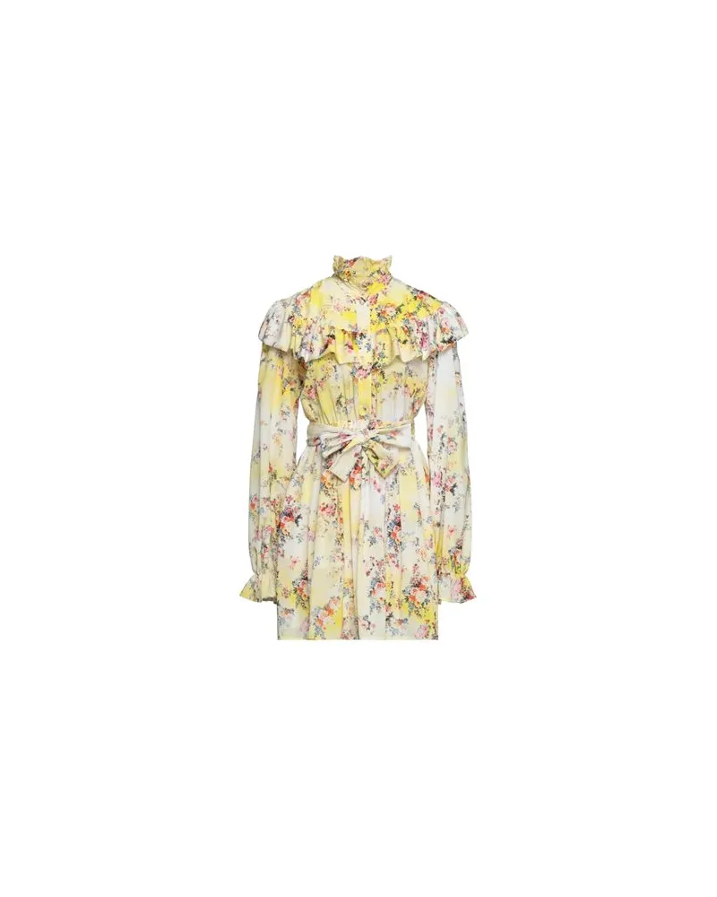 MSGM KLEIDER - Mini-Kleiderauf YOOX.COM Gelb