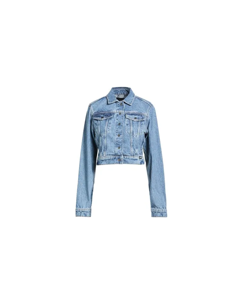ROTATE Birger Christensen JACKEN & MÄNTEL - Jeansjacken/Mäntelauf YOOX.COM Blau