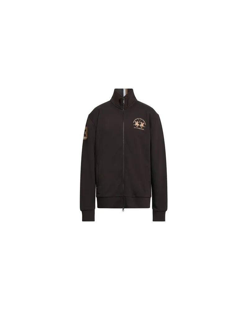 La Martina TOPS - Sweatshirtsauf YOOX.COM Dunkelbraun