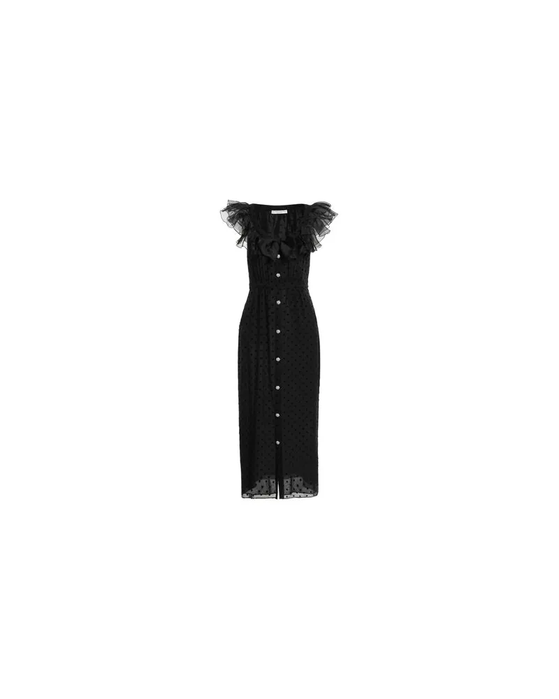 Alessandra Rich KLEIDER - Midi-Kleiderauf YOOX.COM Schwarz