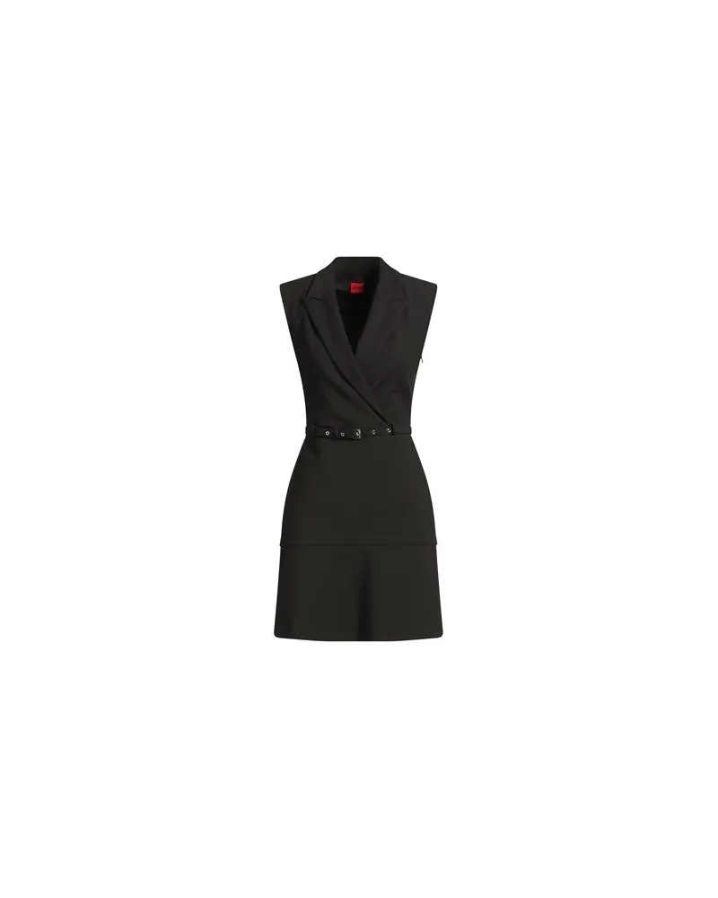 HUGO BOSS KLEIDER - Mini-Kleiderauf YOOX.COM Schwarz