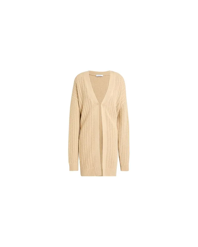 Max Mara STRICKWAREN - Strickjackenauf YOOX.COM Beige