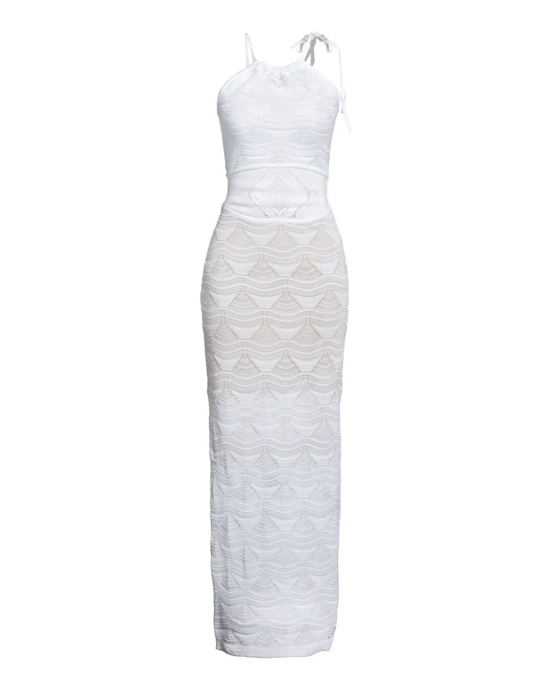 Just Cavalli Maxi-Kleid Weiß