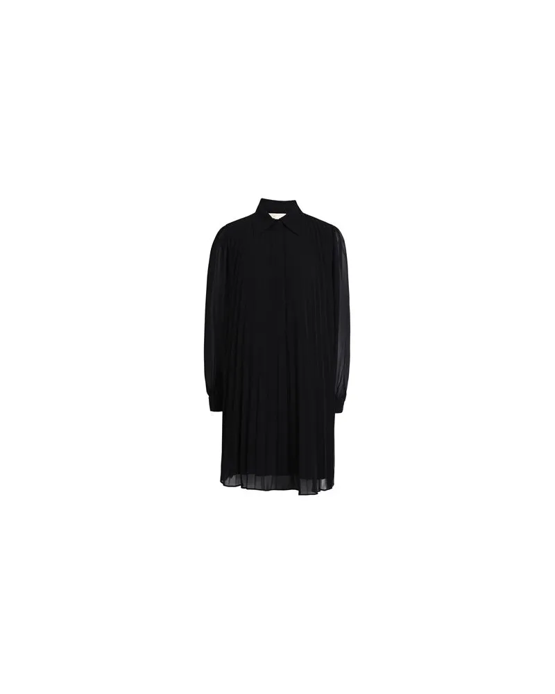 Michael Kors PLEATED MINI SHIRT DRESS - KLEIDER - Mini-Kleiderauf YOOX.COM Schwarz
