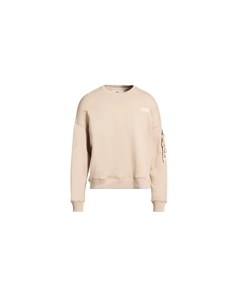 Alpha Industries TOPS - Sweatshirtsauf YOOX.COM Beige