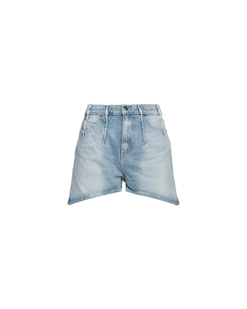 RTA HOSEN & RÖCKE - Jeansshortsauf YOOX.COM Blau