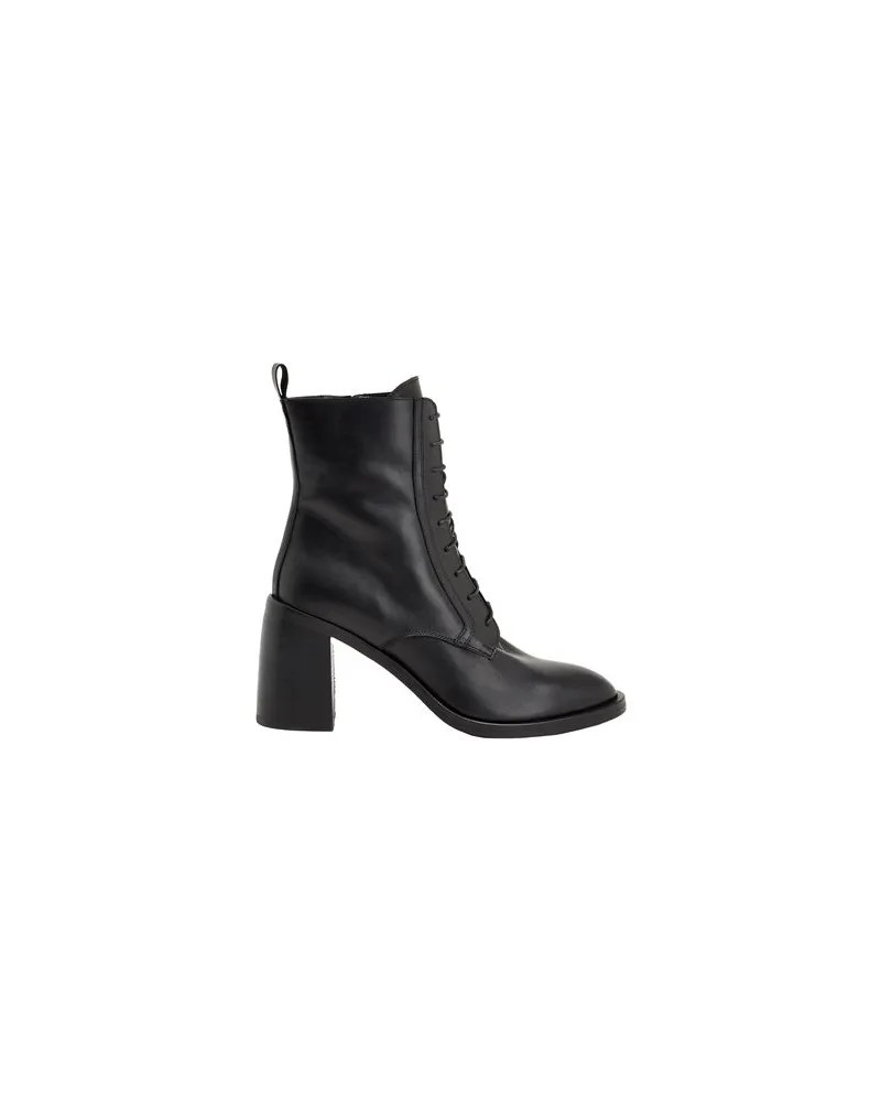 8 by Yoox LEATHER HEELED CHELSEA ANKLE BOOTS  - SCHUHE - Stiefelettenauf YOOX.COM Schwarz