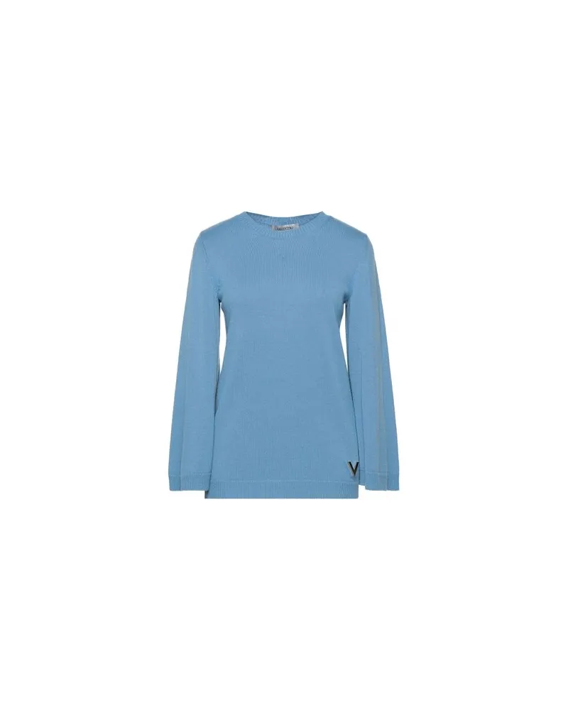 Valentino Garavani STRICKWAREN - Pulloverauf YOOX.COM Taubenblau